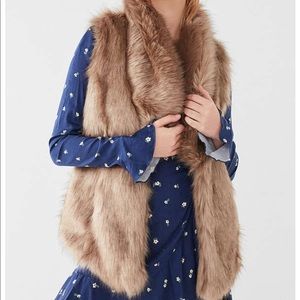 Urban outfitters fur vest